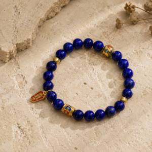 D229 Deep Blue – Peaceful Heart Bracelet