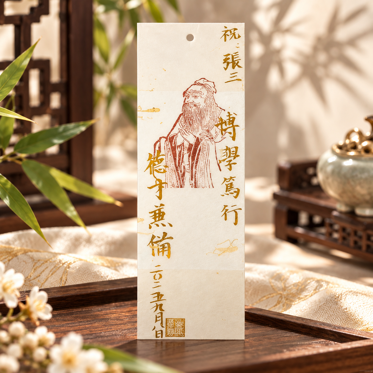 H15AA Calligraphy Blessing (Single Sheet)