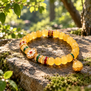 H210 Ding Wei Golden Ram Treasury Lock Bracelet