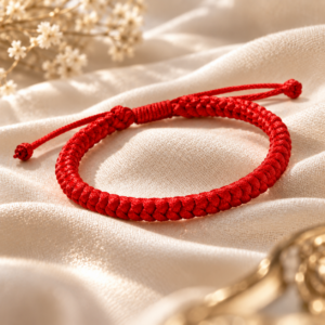 H8 Red Woven Bracelet