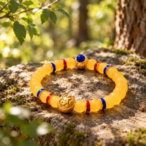H211 Ding Wei Golden Ram Treasury Seal Bracelet